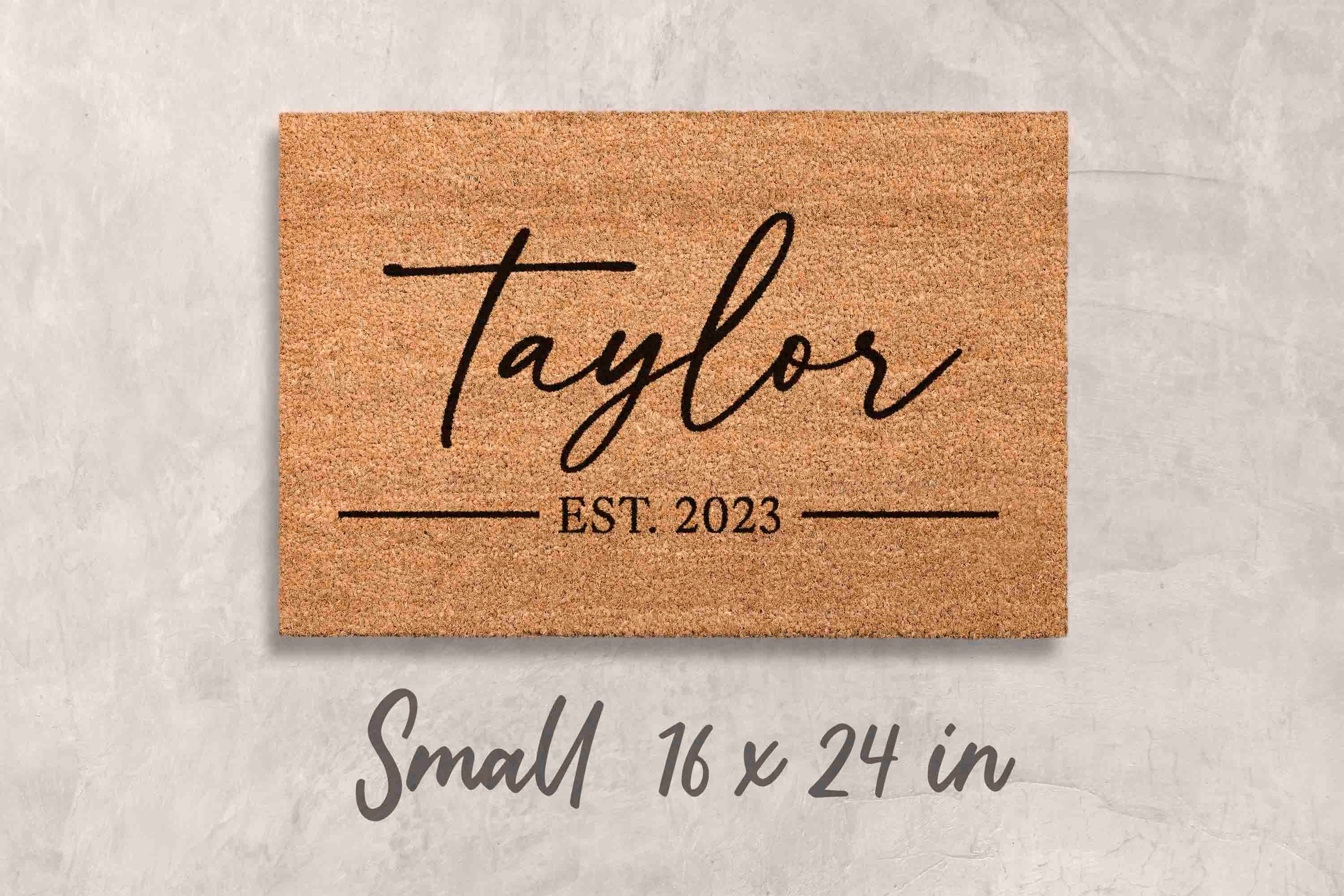 Doormat Custom Doormat Family Name Gift Personalized Doormat with Name Mat Personalized Decor Unique Gift Custom Door Mat Custom Mat Gift