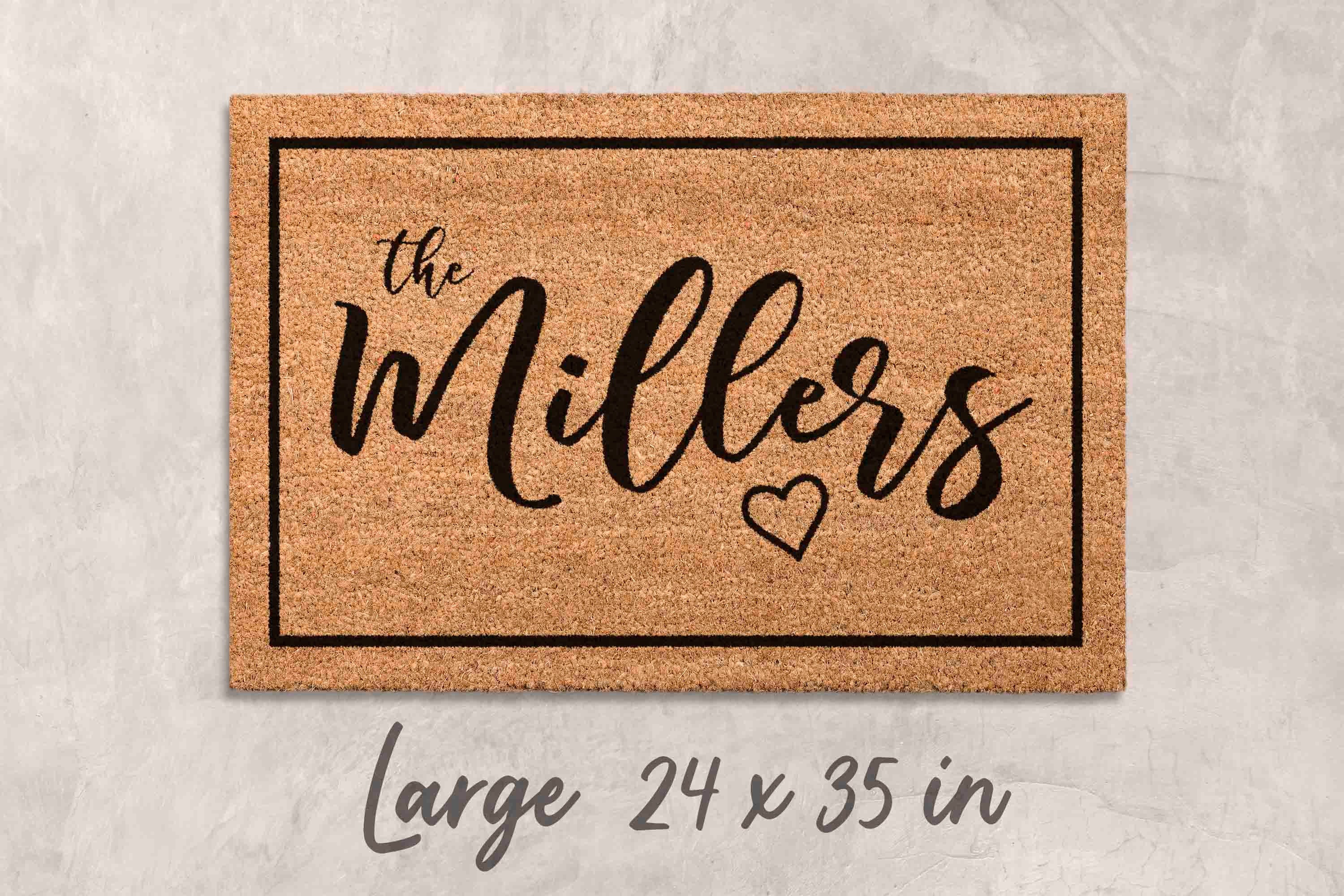 Doormat Custom Doormat Personalized Doormat with Name Doormat Last Name Doormat Family Name Door Mat Custom Welcome Mat Last Name Mat Custom