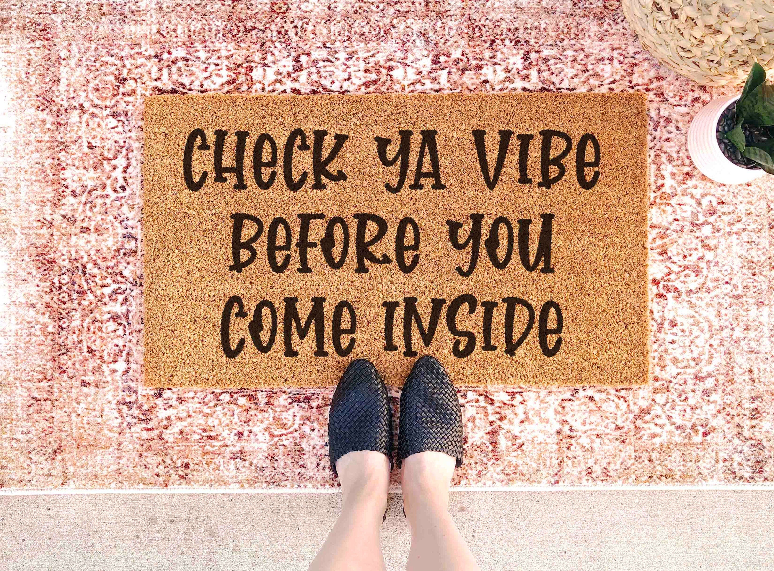 Funny Doormat Funny Gift Unique Gift for New Home Gift Newlywed Gift Custom Doormat Custom Mat Personalized Doormat Personalized Gift Funny