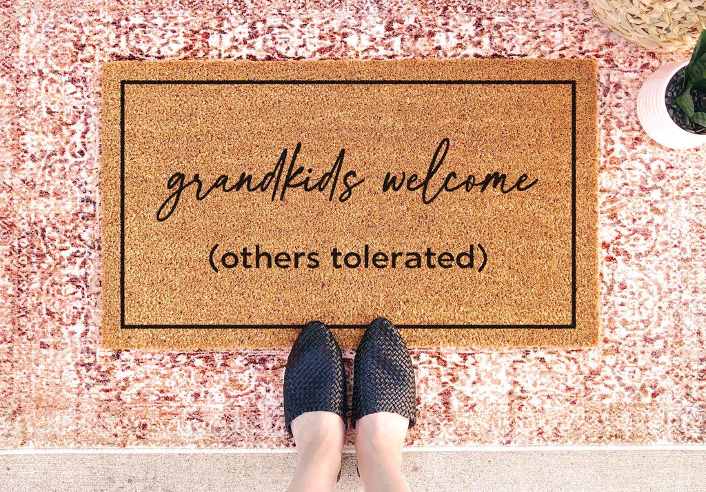 Gift Grandparents Gift Fathers Day Gift Mothers Day Decor Doormat Custom Doormat Personalized Grandparents Day Gift Housewarming Gift Decor