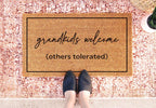 Gift Grandparents Gift Fathers Day Gift Mothers Day Decor Doormat Custom Doormat Personalized Grandparents Day Gift Housewarming Gift Decor