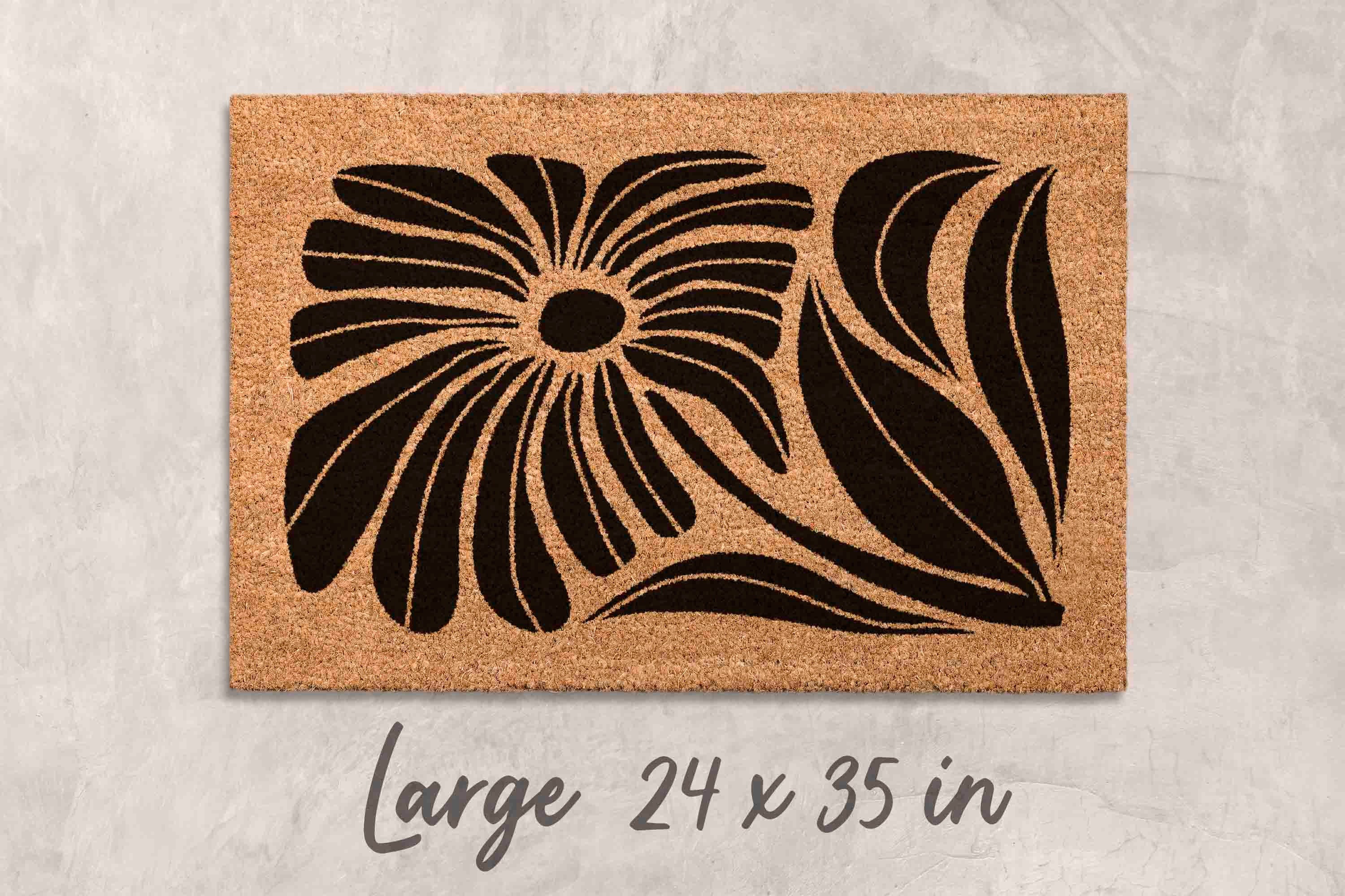 Gift Floral Gift Unique Doormat Custom Doormat Funny Door Mat Modern Welcome Mat Custom Door Mat Chic Gift Funny Doormat Minimalist Gift