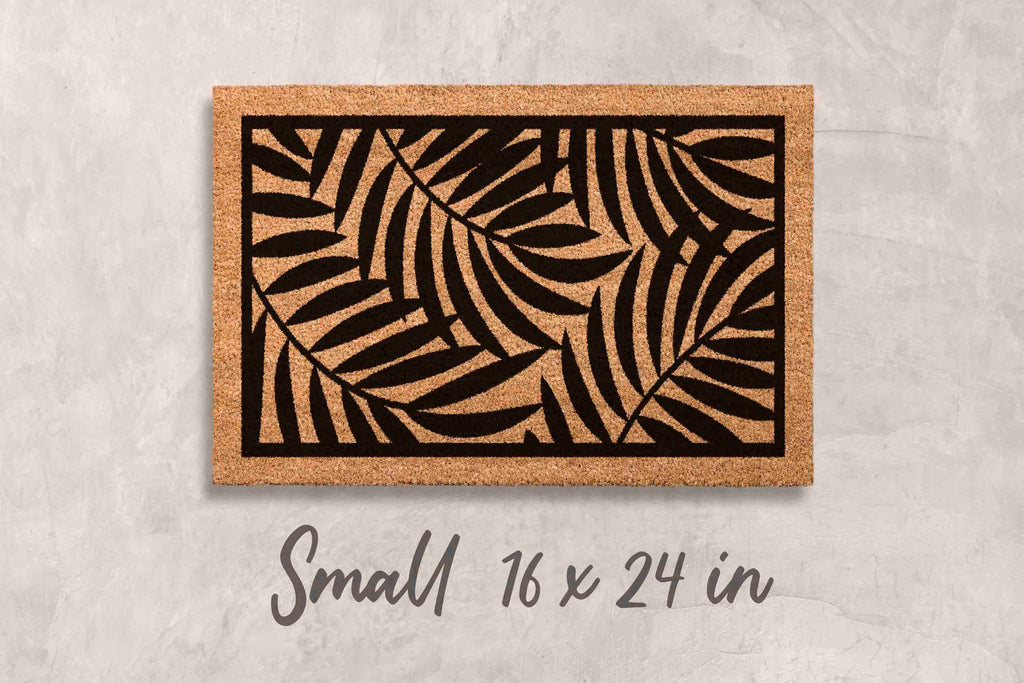 Unique Gift Floral Doormat Custom Welcome Mat Funny Doormat Funny Gift Leaves Doormat Modern Door Mat Modern Welcome Mat Housewarming Gifts