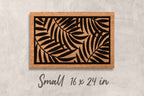 Unique Gift Floral Doormat Custom Welcome Mat Funny Doormat Funny Gift Leaves Doormat Modern Door Mat Modern Welcome Mat Housewarming Gifts