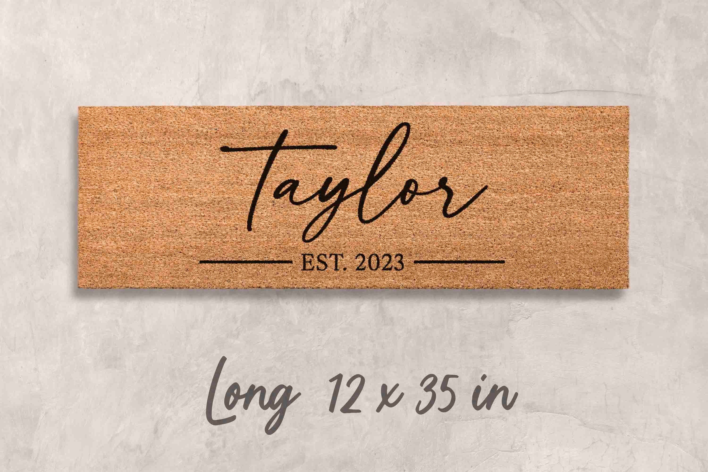 Doormat Custom Doormat Family Name Gift Personalized Doormat with Name Mat Personalized Decor Unique Gift Custom Door Mat Custom Mat Gift