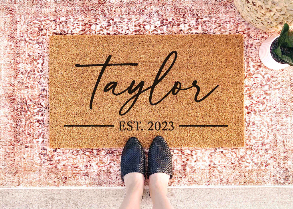 Doormat Custom Doormat Family Name Gift Personalized Doormat with Name Mat Personalized Decor Unique Gift Custom Door Mat Custom Mat Gift