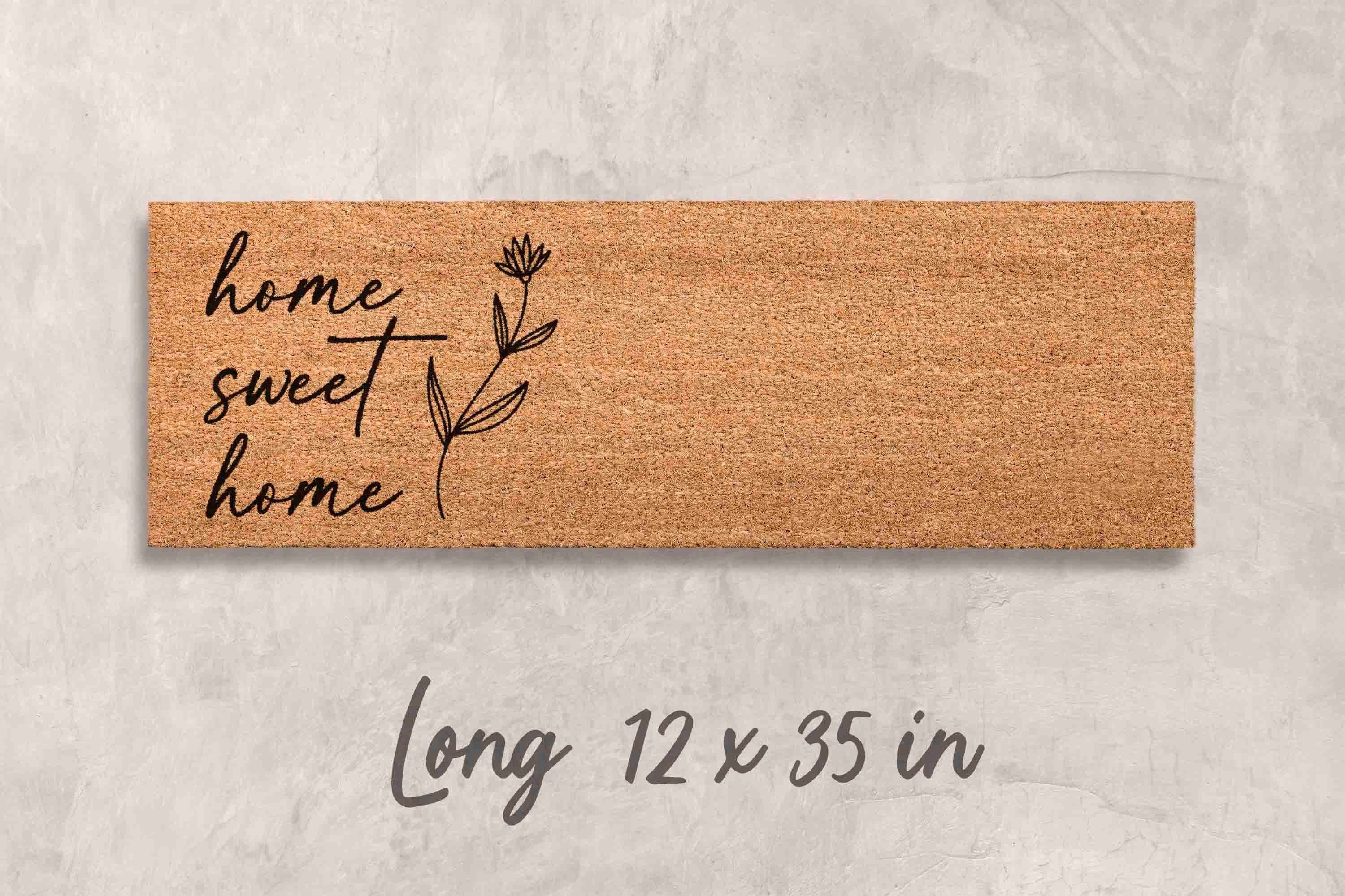 Housewarming Gift Unique Gift Newlywed Gift Housewarming Gifts for Couples Home Decor Home Sweet Home Doormat Custom Doormat Personalized