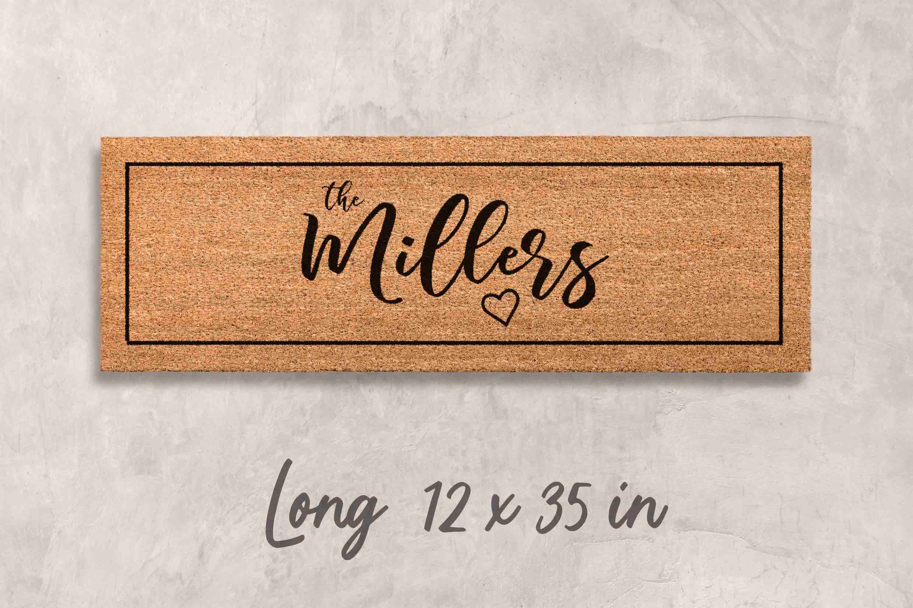 Doormat Custom Doormat Personalized Doormat with Name Doormat Last Name Doormat Family Name Door Mat Custom Welcome Mat Last Name Mat Custom