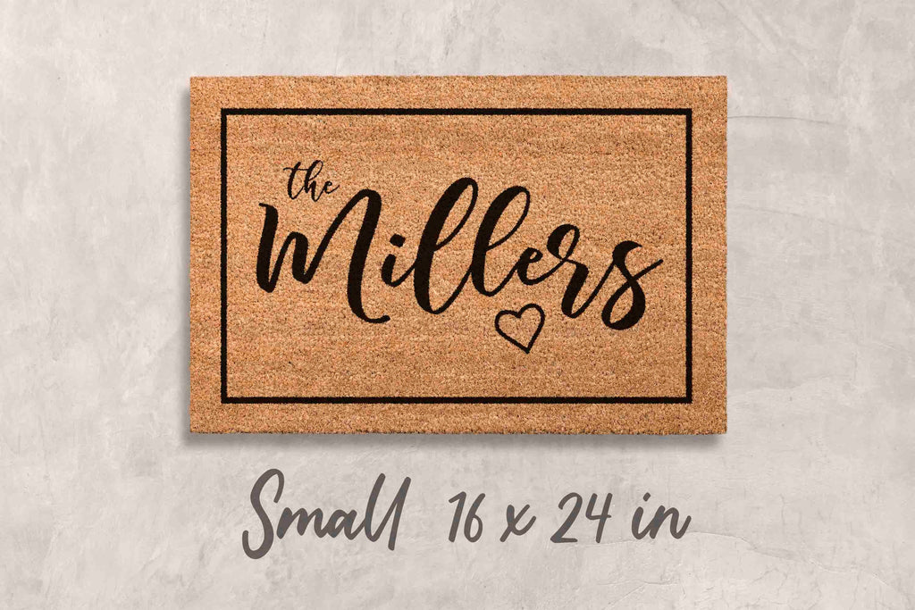 Doormat Custom Doormat Personalized Doormat with Name Doormat Last Name Doormat Family Name Door Mat Custom Welcome Mat Last Name Mat Custom