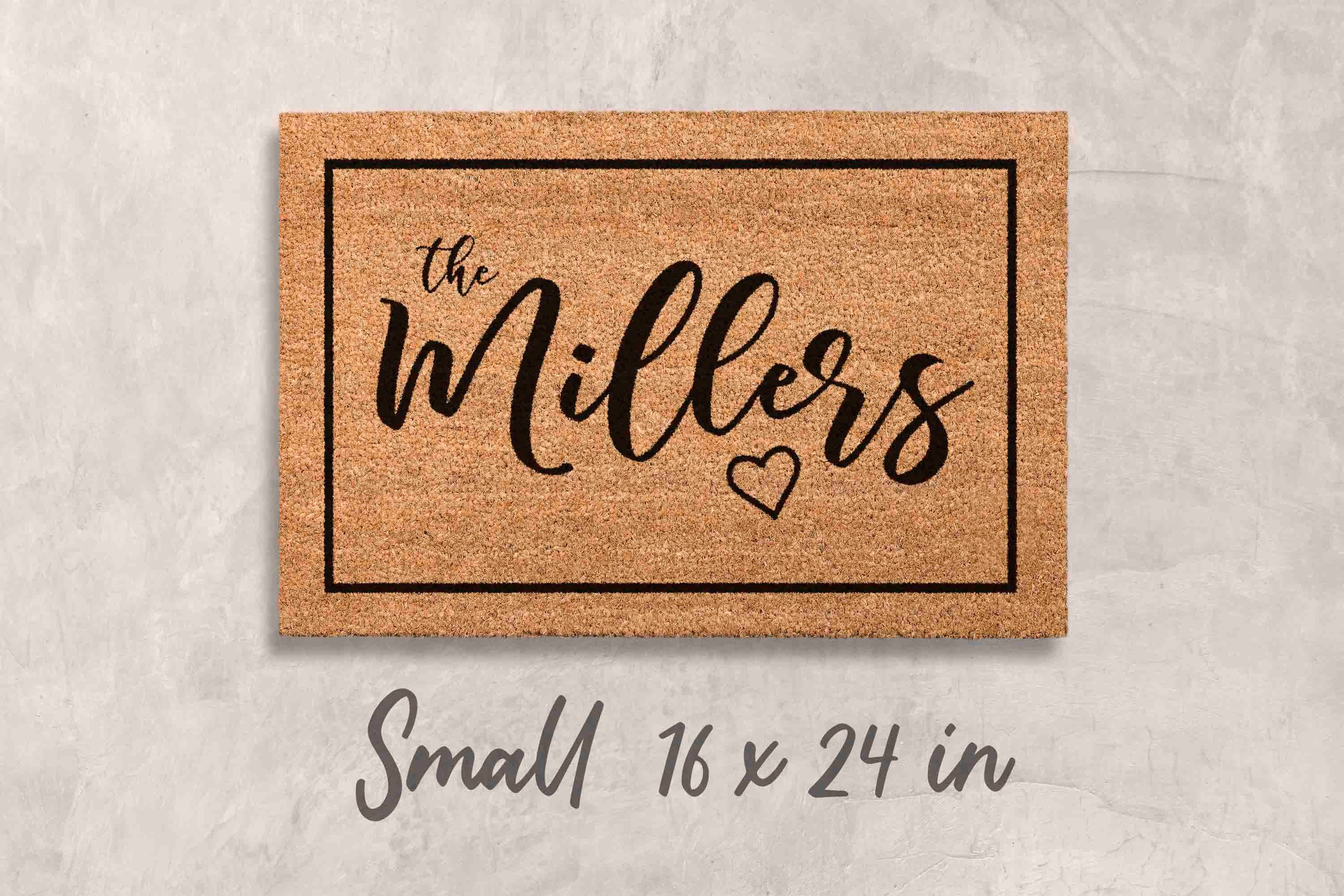 Doormat Custom Doormat Personalized Doormat with Name Doormat Last Name Doormat Family Name Door Mat Custom Welcome Mat Last Name Mat Custom