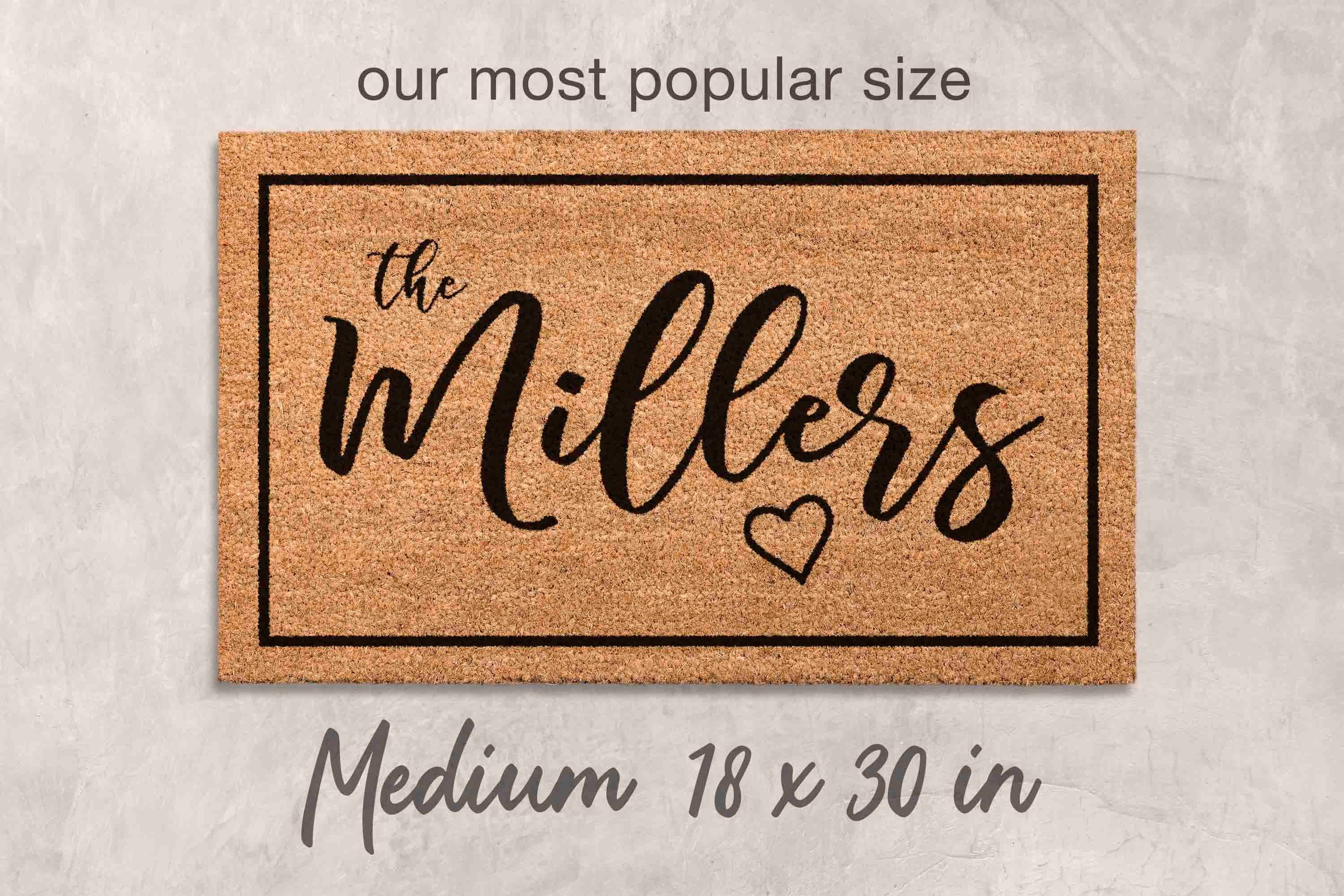 Doormat Custom Doormat Personalized Doormat with Name Doormat Last Name Doormat Family Name Door Mat Custom Welcome Mat Last Name Mat Custom