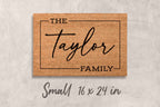 Doormat Custom Gift Personalized Decor Custom Last Name Mat Family Name Door Mat Custom Mat Newlywed Gift Personalized Housewarming Gifts