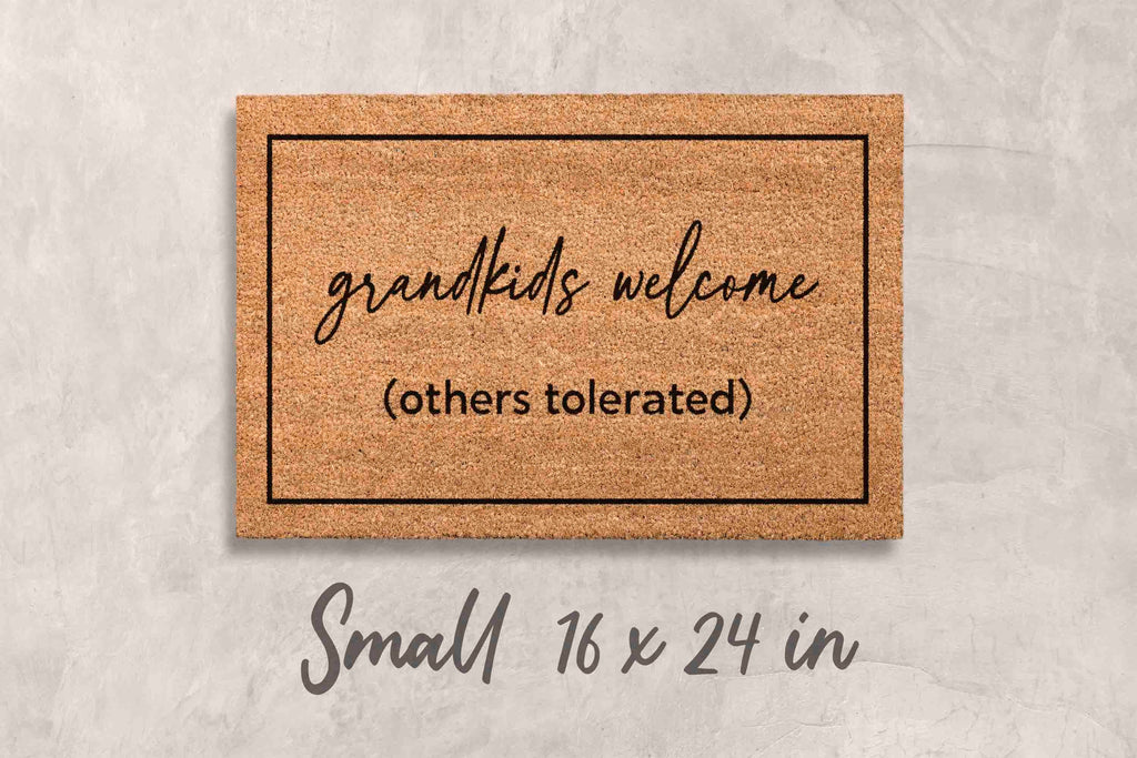 Gift Grandparents Gift Fathers Day Gift Mothers Day Decor Doormat Custom Doormat Personalized Grandparents Day Gift Housewarming Gift Decor