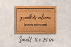 Gift Grandparents Gift Fathers Day Gift Mothers Day Decor Doormat Custom Doormat Personalized Grandparents Day Gift Housewarming Gift Decor