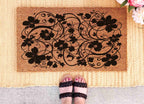 Flower Doormat Modern Doormat Pattern Floral Decor Flowers Door mat Summer Decor Front Door Decor Flowers Doormat Closing Gift Idea Unique