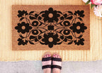 Flower Doormat Modern Doormat Pattern Floral Decor Flowers Door mat Summer Decor Front Door Decor Flowers Doormat Closing Gift Idea Unique
