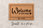 Doormat Custom Gift Personalized Decor Custom Last Name Mat Family Name Door Mat Custom Mat Newlywed Gift Personalized Housewarming Gifts