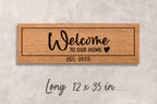 Doormat Custom Gift Personalized Decor Custom Last Name Mat Family Name Door Mat Custom Mat Newlywed Gift Personalized Housewarming Gifts