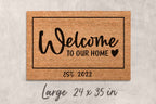 Doormat Custom Gift Personalized Decor Custom Last Name Mat Family Name Door Mat Custom Mat Newlywed Gift Personalized Housewarming Gifts
