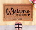 Doormat Custom Gift Personalized Decor Custom Last Name Mat Family Name Door Mat Custom Mat Newlywed Gift Personalized Housewarming Gifts