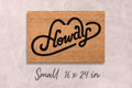 Howdy Doormat Funny Doormat Custom Doormat Personalized Welcome Mat Funny Door Mat Unique Door Mats Home Decor Funny Housewarming Gifts Mats