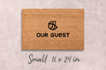 Bee Be Our Guest Doormat Funny Doormat Bee Gift Unique Door Mat Funny Closing Gift for Family Name Door Mat Custom Doormat Home Decor Funny