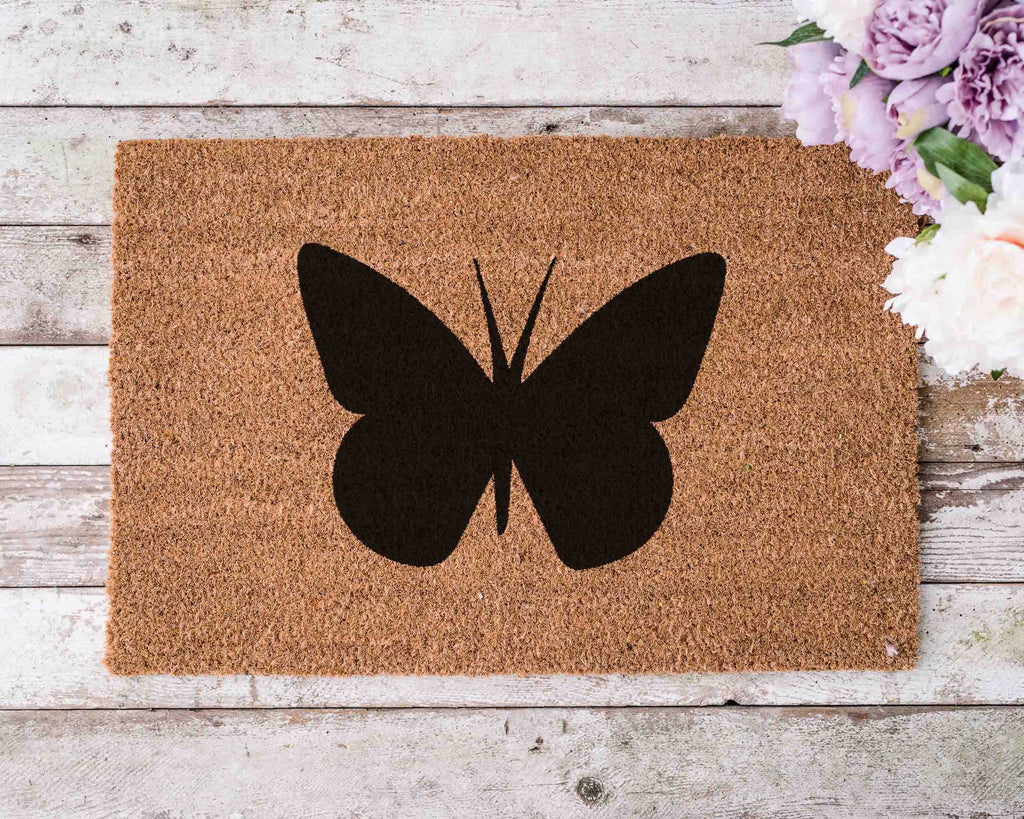 Butterfly Doormat Butterflies Gift Unique Doormat Custom Doormat Funny Doormat Personalized Decor Home Decor Porch Closing Gift Housewarming