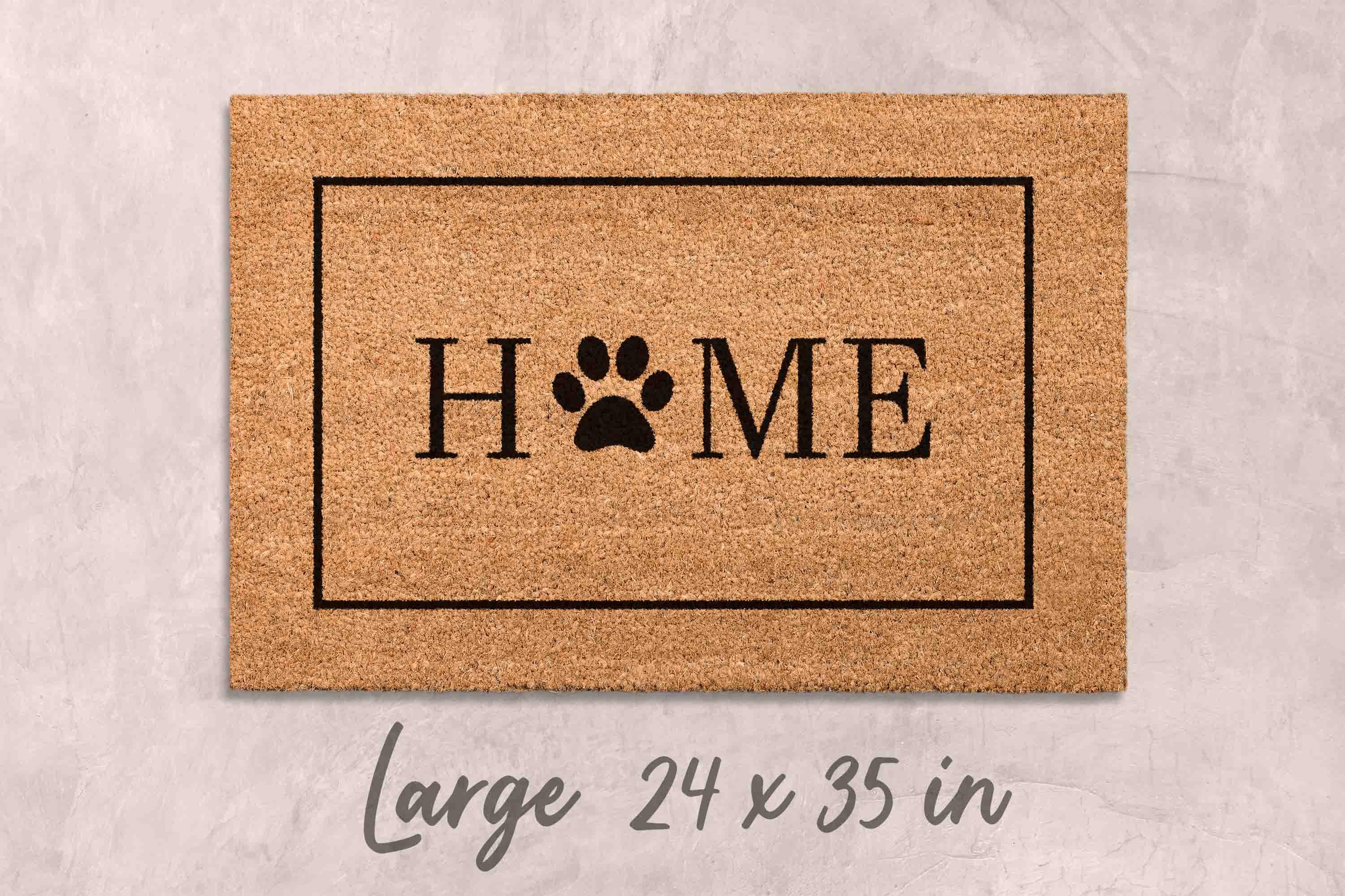 Home Dog Doormat Dog Welcome Mat Welcome Dog Gift for Dog Owner Gift Dog Mom Doormat Funny Dog Gift Custom Dog Door Mat Custom Doormat Dogs