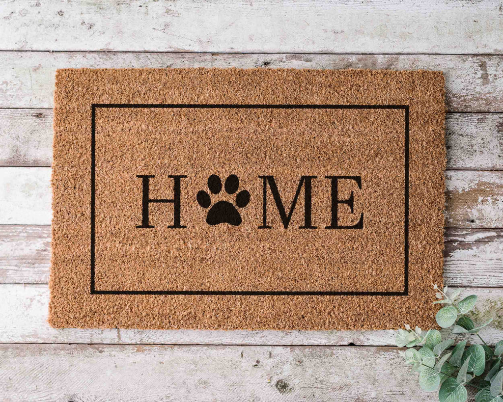 Home Dog Doormat Dog Welcome Mat Welcome Dog Gift for Dog Owner Gift Dog Mom Doormat Funny Dog Gift Custom Dog Door Mat Custom Doormat Dogs