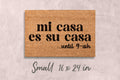 Mi Casa Es Su Casa Doormat Funny Doormat Custom Doormat Door Mat Custom Personalized Doormat Door Mat Unique Door Mats Housewarming Gifts
