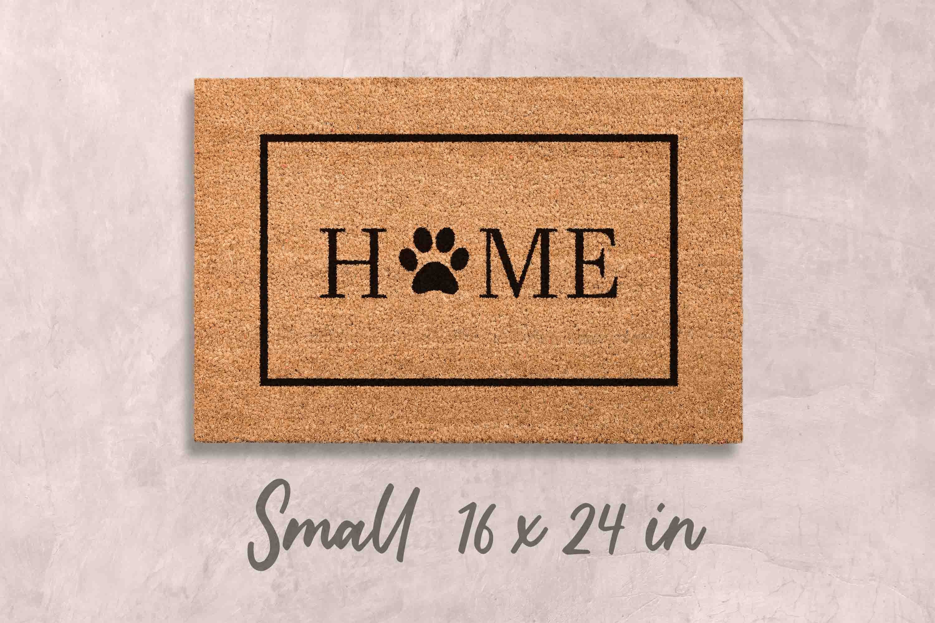 Home Dog Doormat Dog Welcome Mat Welcome Dog Gift for Dog Owner Gift Dog Mom Doormat Funny Dog Gift Custom Dog Door Mat Custom Doormat Dogs