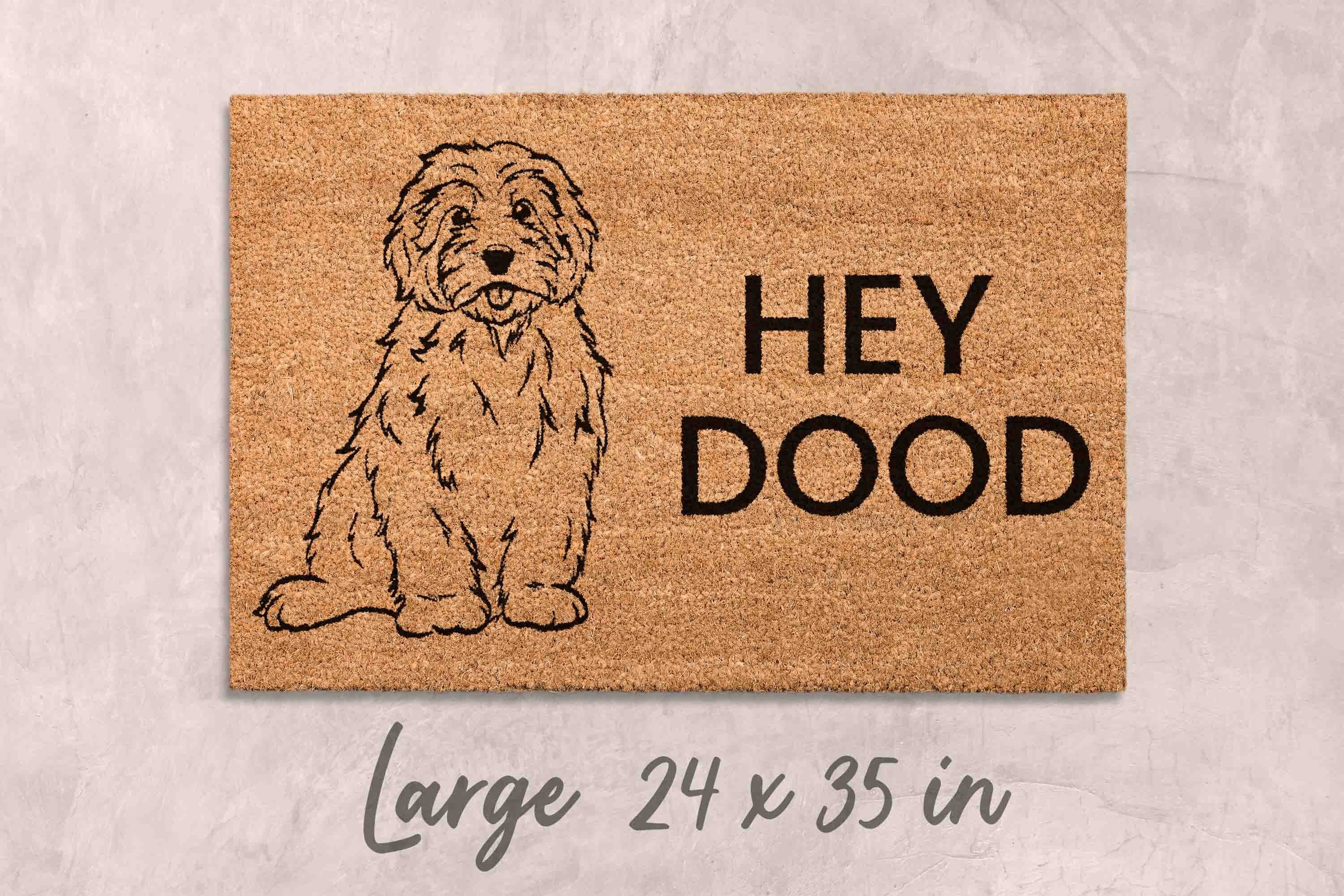 Doodle Doormat Doodle Gift Ideas for Doodle Owner Dog Mom Doormat Doodle Gifts Doodle Unique Gift Ideas Doodles Doormat Custom Gifts Doodles