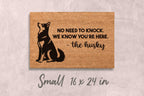 Husky Doormat Welcome Doormat Dog Gift Ideas for Dog Owner Dog Mom Doormat Husky Gifts Husky Unique Gift Ideas Huskies Doormat Custom Gift