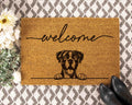 Boxer Doormat: Funny Dog Gift - Natural Coir, Latex Backing