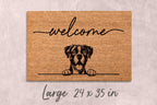 Boxer Doormat: Funny Dog Gift - Natural Coir, Latex Backing