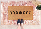 Minimalist Moon Doormat, Coir Welcome Mat (Outdoor)