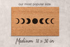 Minimalist Moon Doormat, Coir Welcome Mat (Outdoor)