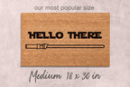 Nerdy Hello There Doormat, Funny Welcome Mat (Natural Coir)