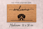 Dachshund Welcome Mat - Funny Dog Lover Door Rug