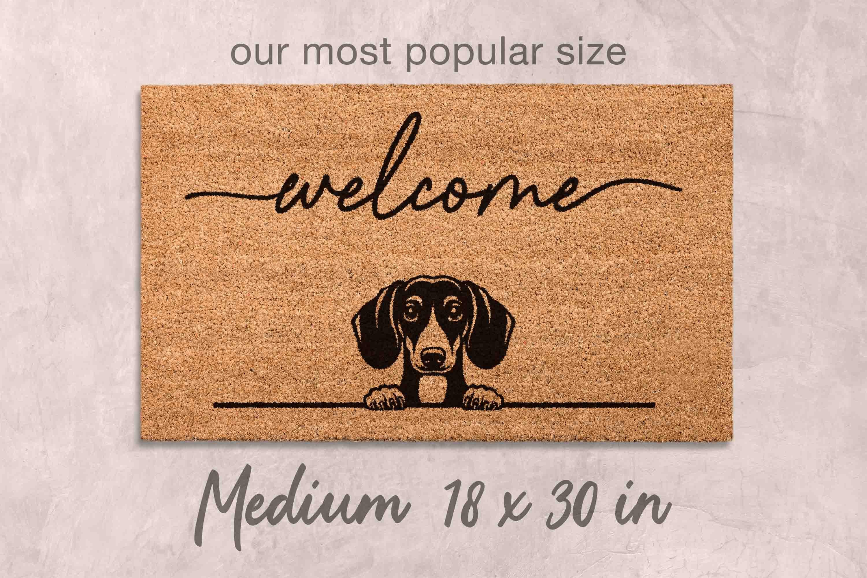 Dachshund Welcome Mat - Funny Dog Lover Door Rug