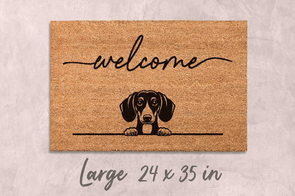 Dachshund Welcome Mat - Funny Dog Lover Door Rug