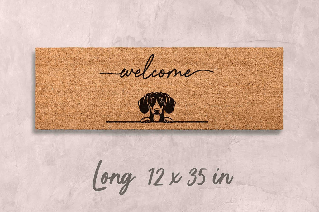 Dachshund Welcome Mat - Funny Dog Lover Door Rug