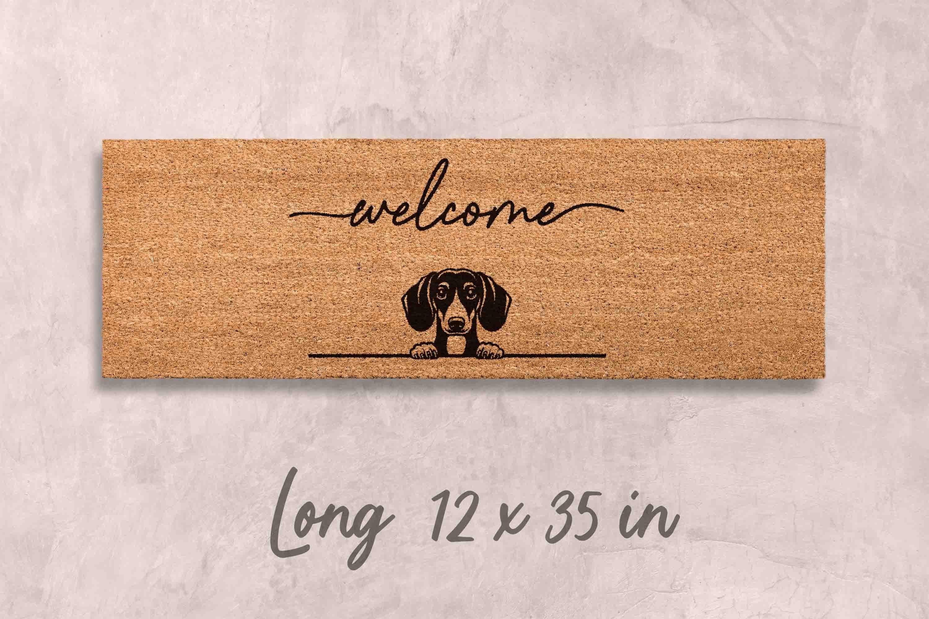 Dachshund Welcome Mat - Funny Dog Lover Door Rug