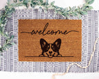 Corgi Doormat: Natural Coir, Non-Slip Welcome Mat