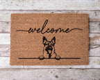 German Shepherd Doormat, Natural Coir (Latex Backing, Outdoor/Indoor)