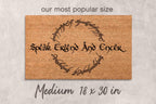 Speak Friend Doormat: Funny Entry Mat (Latex, Coir)