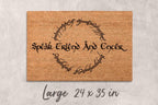 Speak Friend Doormat: Funny Entry Mat (Latex, Coir)