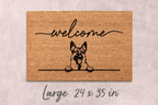 German Shepherd Doormat, Natural Coir (Latex Backing, Outdoor/Indoor)