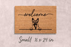German Shepherd Doormat, Natural Coir (Latex Backing, Outdoor/Indoor)