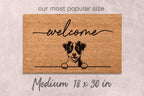 Jack Russell Terrier Doormat, Natural Coir, Funny Welcome Mat (Latex Backing)
